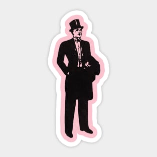 Fancy Man Sticker